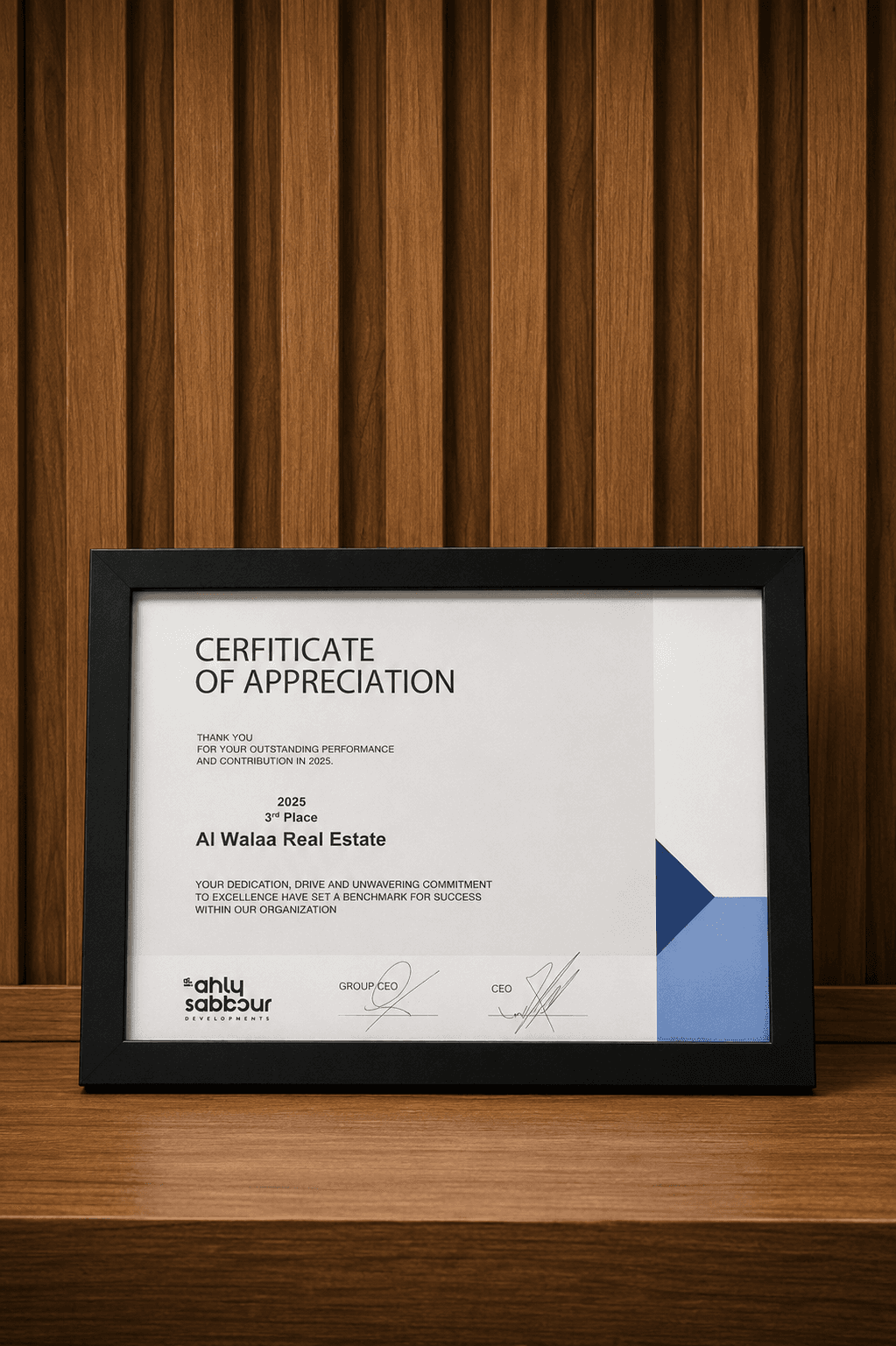 التجمع العقاري 2026 Award
