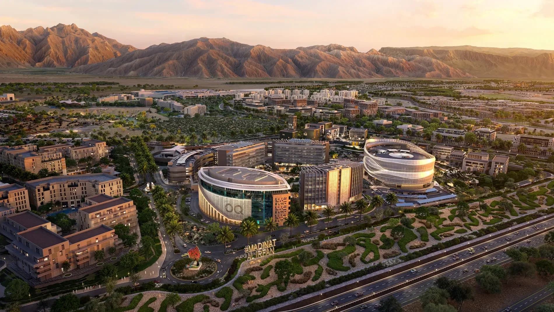 District render of Sultan Haitham City, Oman’s largest new city