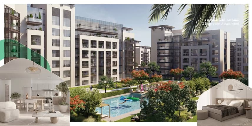 3 BHK + Maid’s Room Freehold Apartment in Sustainable City Yiti