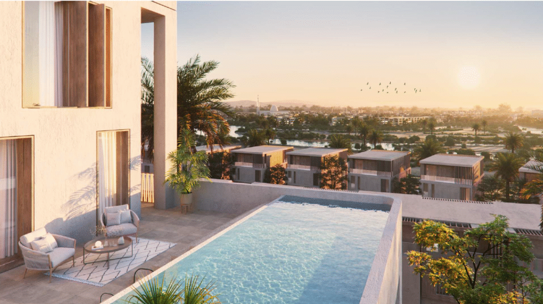 sultan haitham pent house with pool