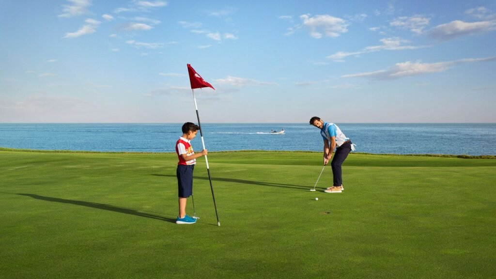 golf course in al mouj